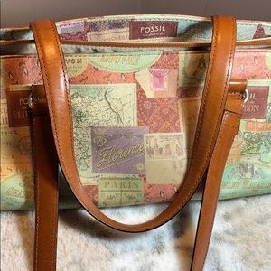 Fossil World Traveler Shoulder Bag